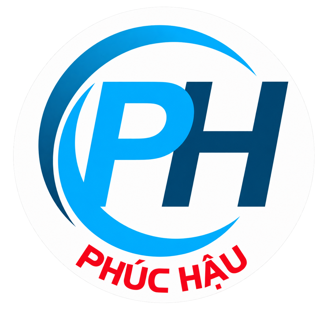 Logo Phúc Hậu nền tối